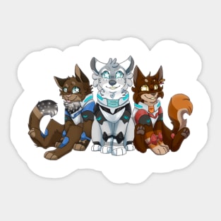 wolf squad Sticker